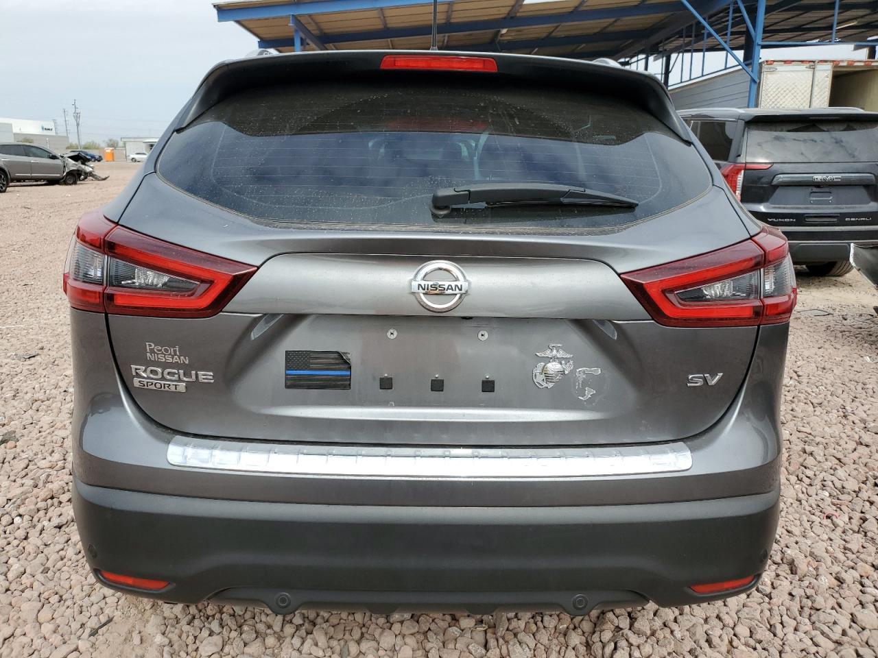 2020 Nissan Rogue VIN JN1BJ1CV2LW272346 Copart auction photo, front end / side damage thumbnail 6