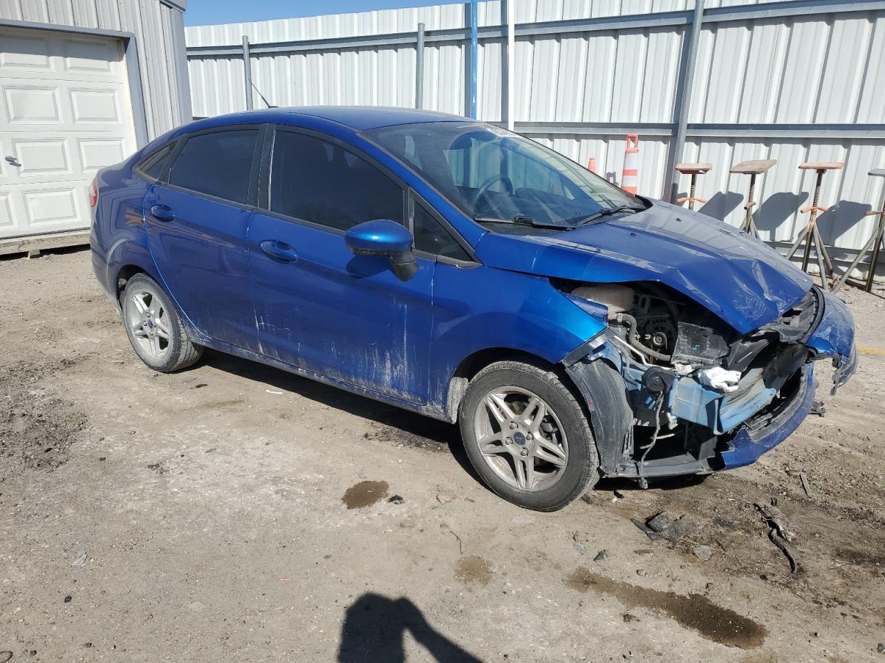 2018 Ford Fiesta VIN 3FADP4BJ0JM100727 Copart auction photo, front end damage thumbnail 4