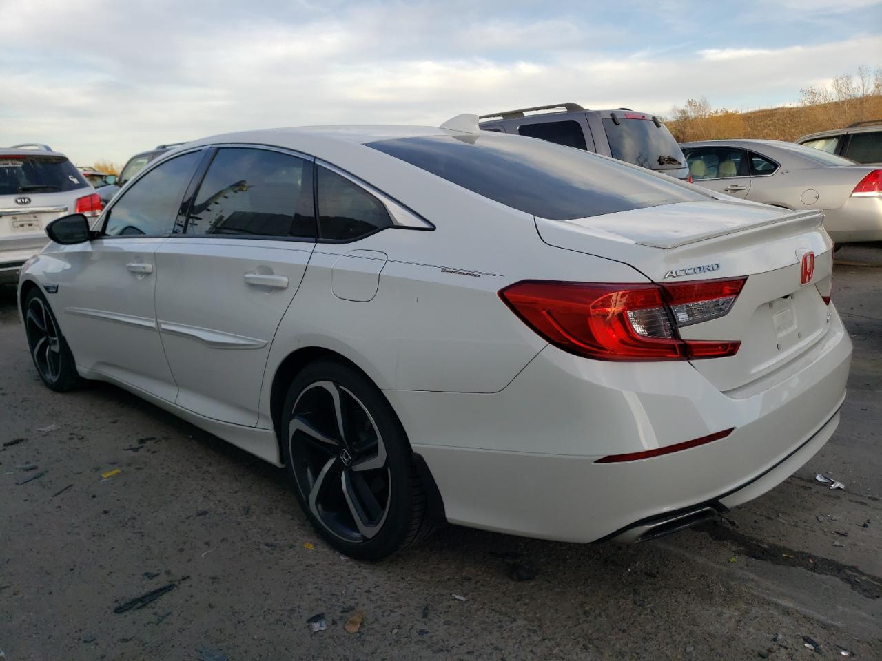 2019 Honda Accord VIN 1HGCV1F31KA094426 Copart auction photo, hail / minor dent/scratches damage thumbnail 2
