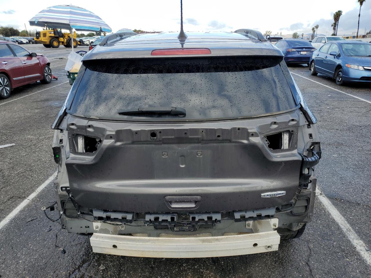 2019 Jeep Compass VIN 3C4NJCBB3KT788913 Copart auction photo, rear end / side damage thumbnail 6