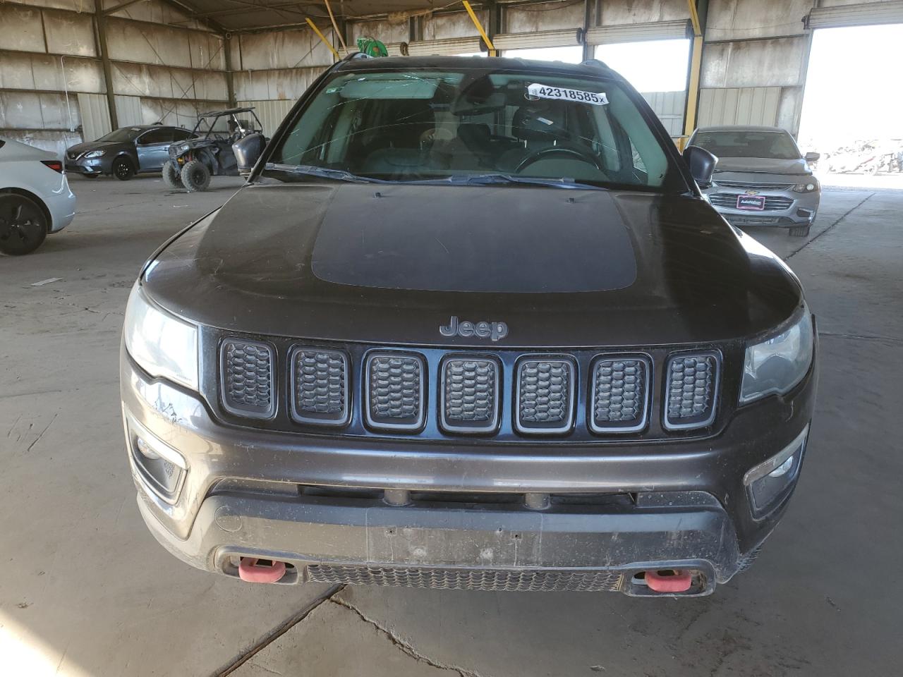2020 Jeep Compass VIN 3C4NJDDB5LT177589 Copart auction photo, side damage thumbnail 5