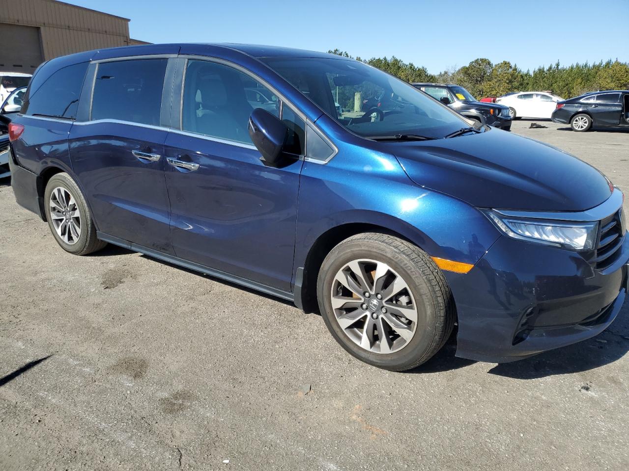 2022 Honda Odyssey VIN 5FNRL6H73NB042531 Copart auction photo, rear end damage thumbnail 4