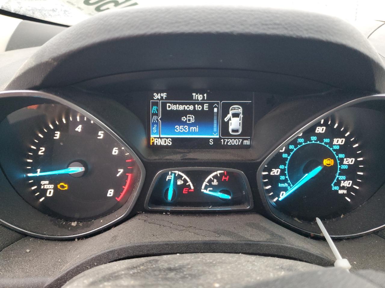 2014 Ford Escape VIN 1FMCU9JX9EUA42051 Copart auction photo, mechanical damage thumbnail 9