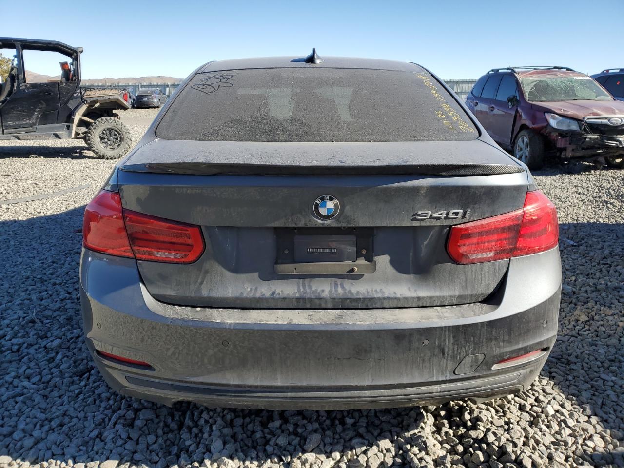 2016 BMW 3er VIN WBA8B7G57GNT14438 Copart auction photo, all over damage thumbnail 6