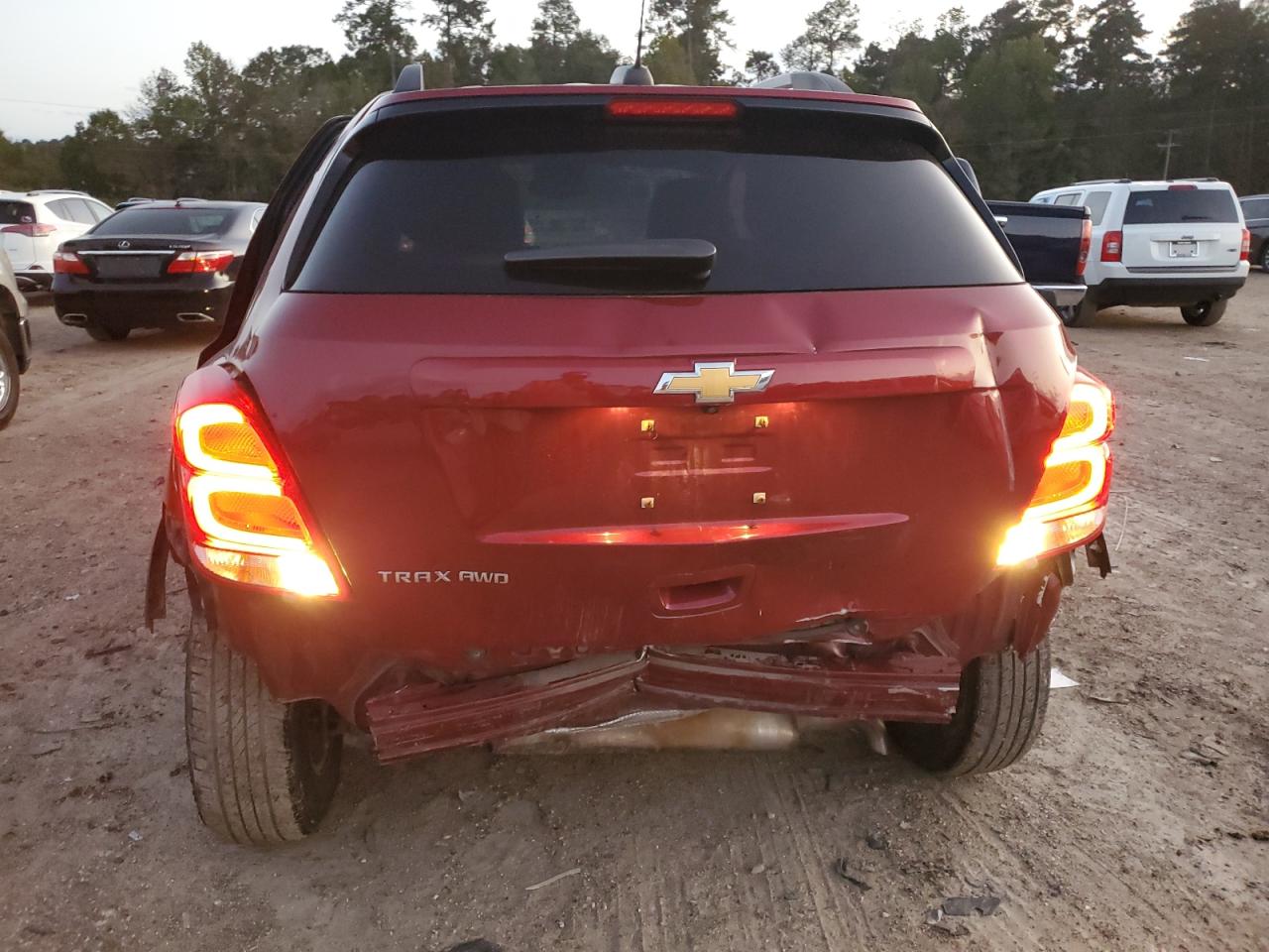 2021 Chevrolet Trax VIN KL7CJPSBXMB313713 Copart auction photo, rear end damage thumbnail 6