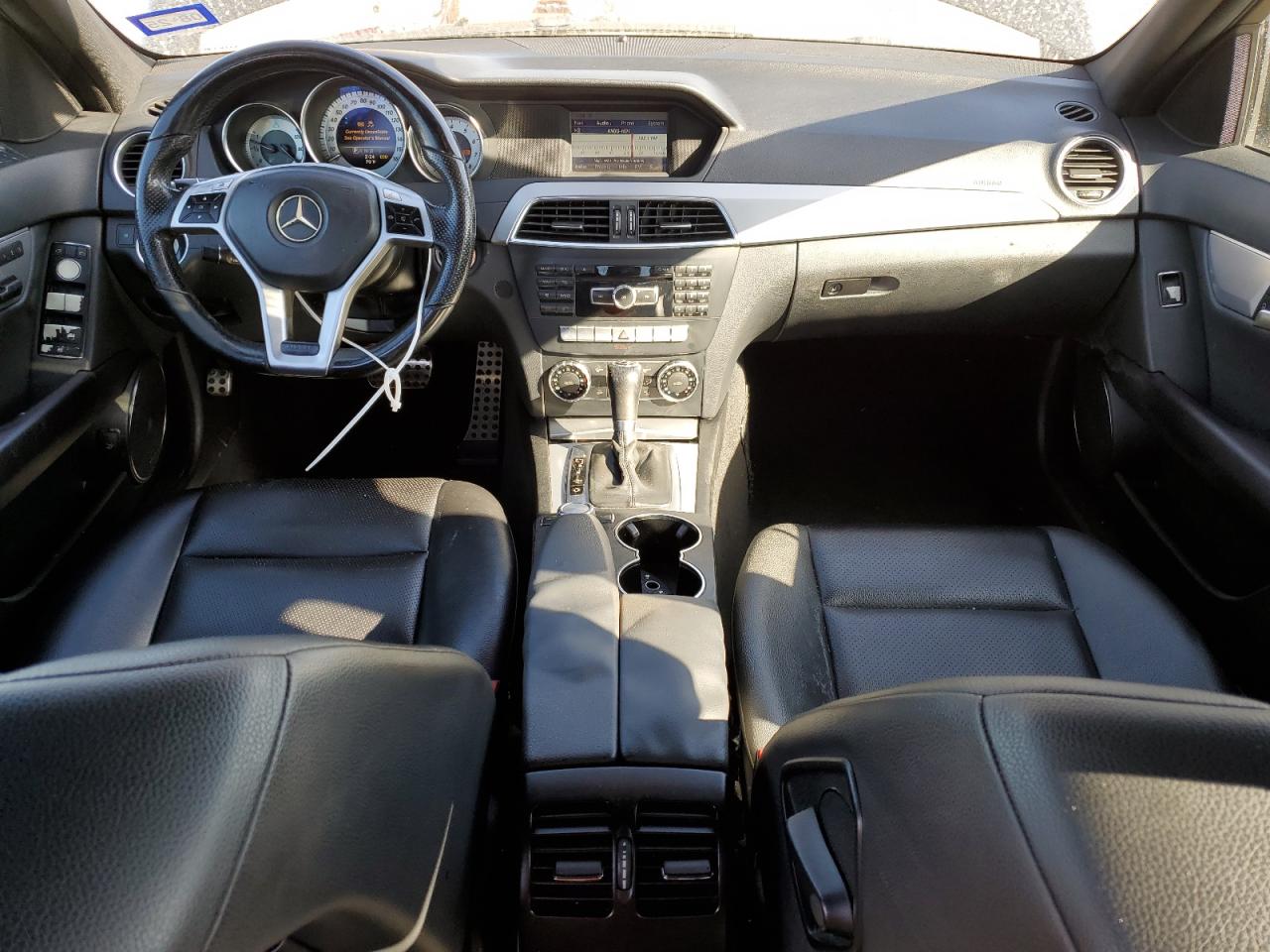 2014 Mercedes-Benz C-klasse VIN WDDGF8AB0EG159052 Copart auction photo, undercarriage / front end damage thumbnail 8