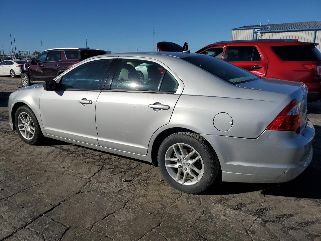 2010 Ford Fusion VIN 3FAHP0GA8AR283882 Copart auction photo, rear end / front end damage thumbnail 2