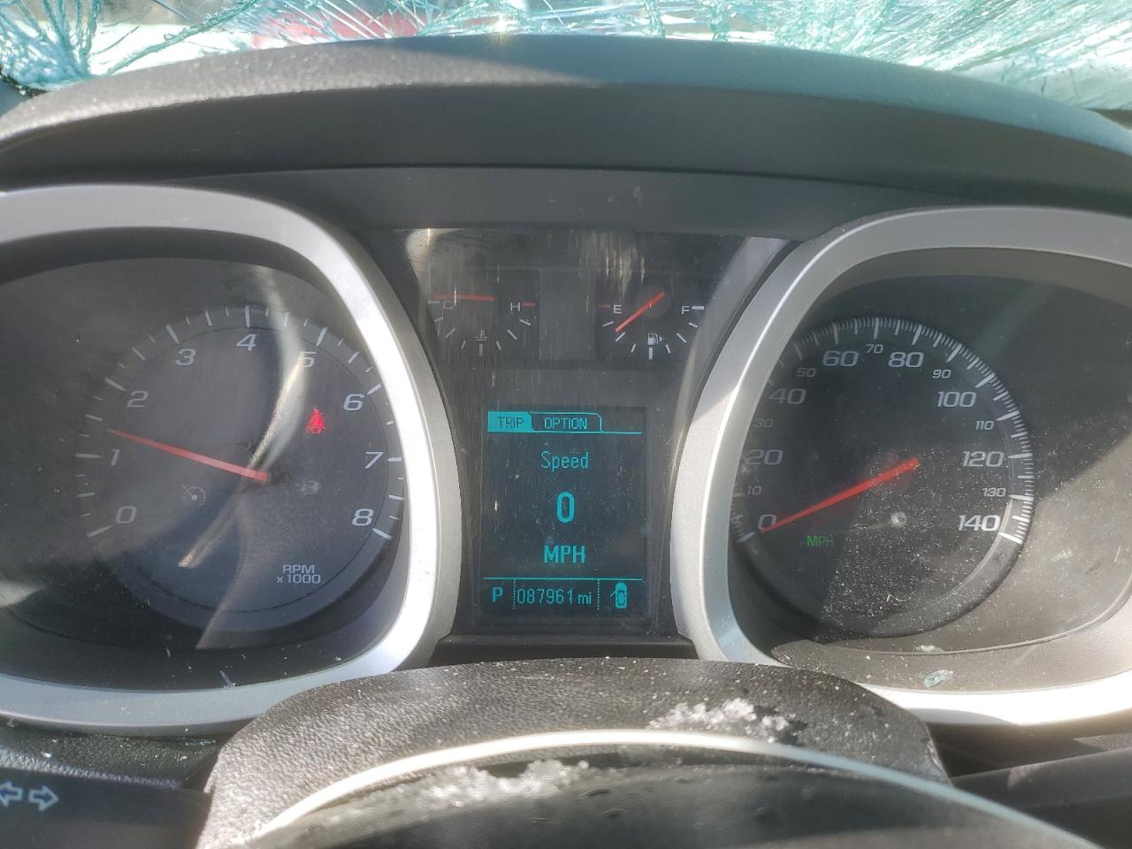 2014 Chevrolet Equinox VIN 2GNFLEEK4E6151809 Copart auction photo, front end / side damage thumbnail 9