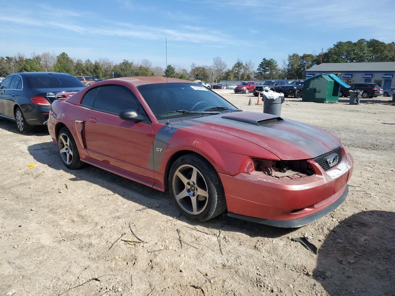 2002 Ford Mustang VIN 1FAFP42XX2F171965 Copart auction photo, front end / rear end damage thumbnail 4