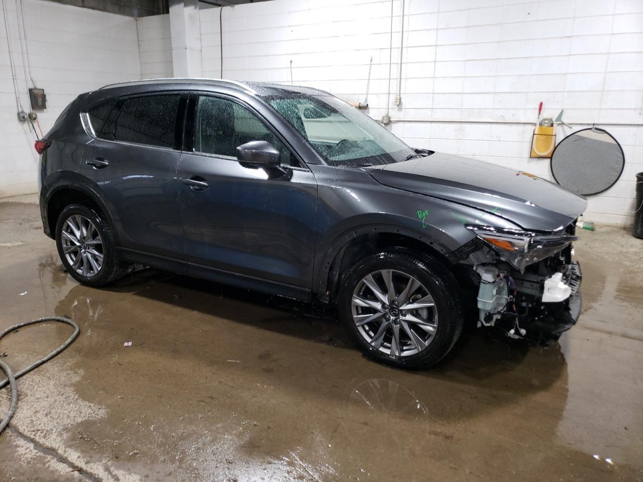 2021 Mazda CX-5 VIN JM3KFBAYXM0466720 Copart auction photo, front end damage thumbnail 4