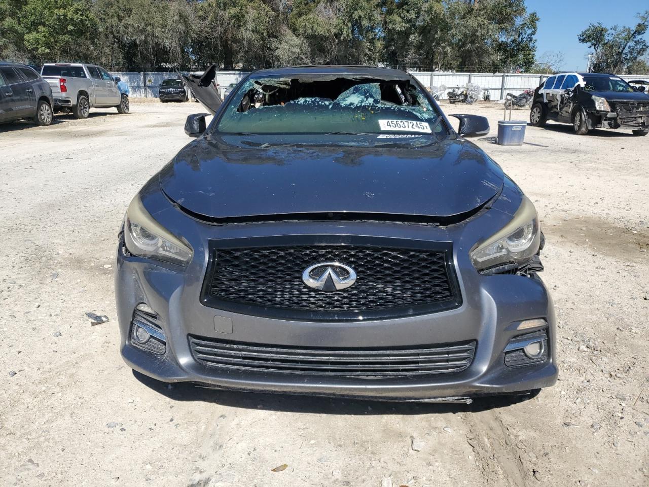 2015 Infiniti Q50 VIN JN1BV7AP2FM332962 Copart auction photo, burn - interior / front end damage thumbnail 5