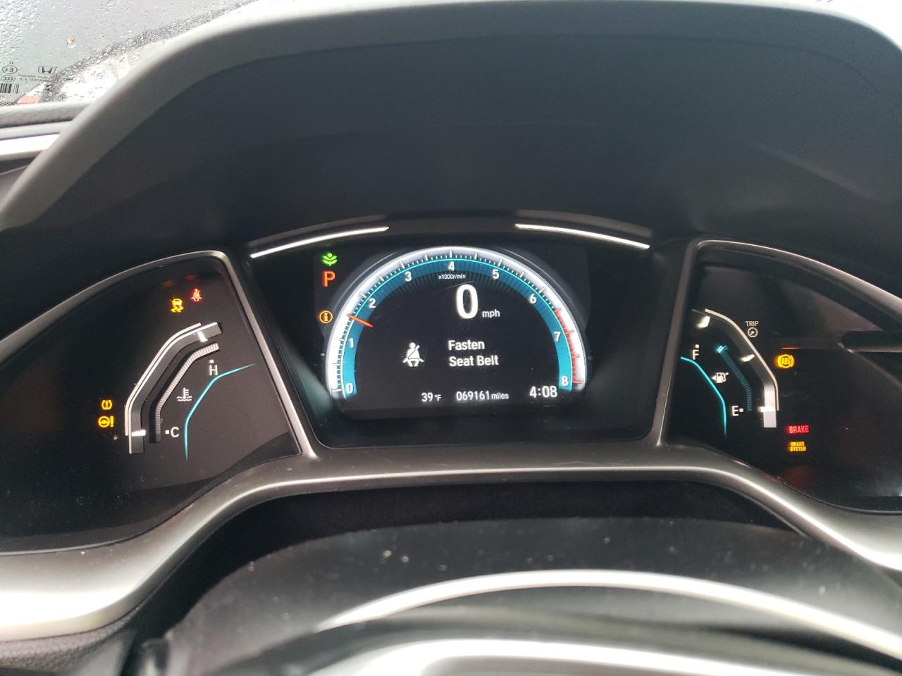2017 Honda Civic VIN 19XFC1F39HE003068 Copart auction photo, rear end damage thumbnail 9