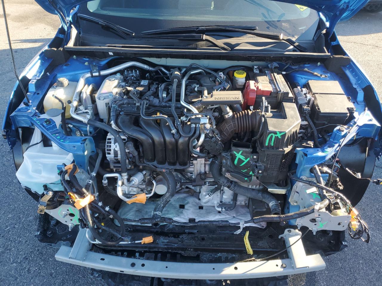 2024 Nissan Sentra VIN 3N1AB8CV9RY382393 Copart auction photo, front end damage thumbnail 11