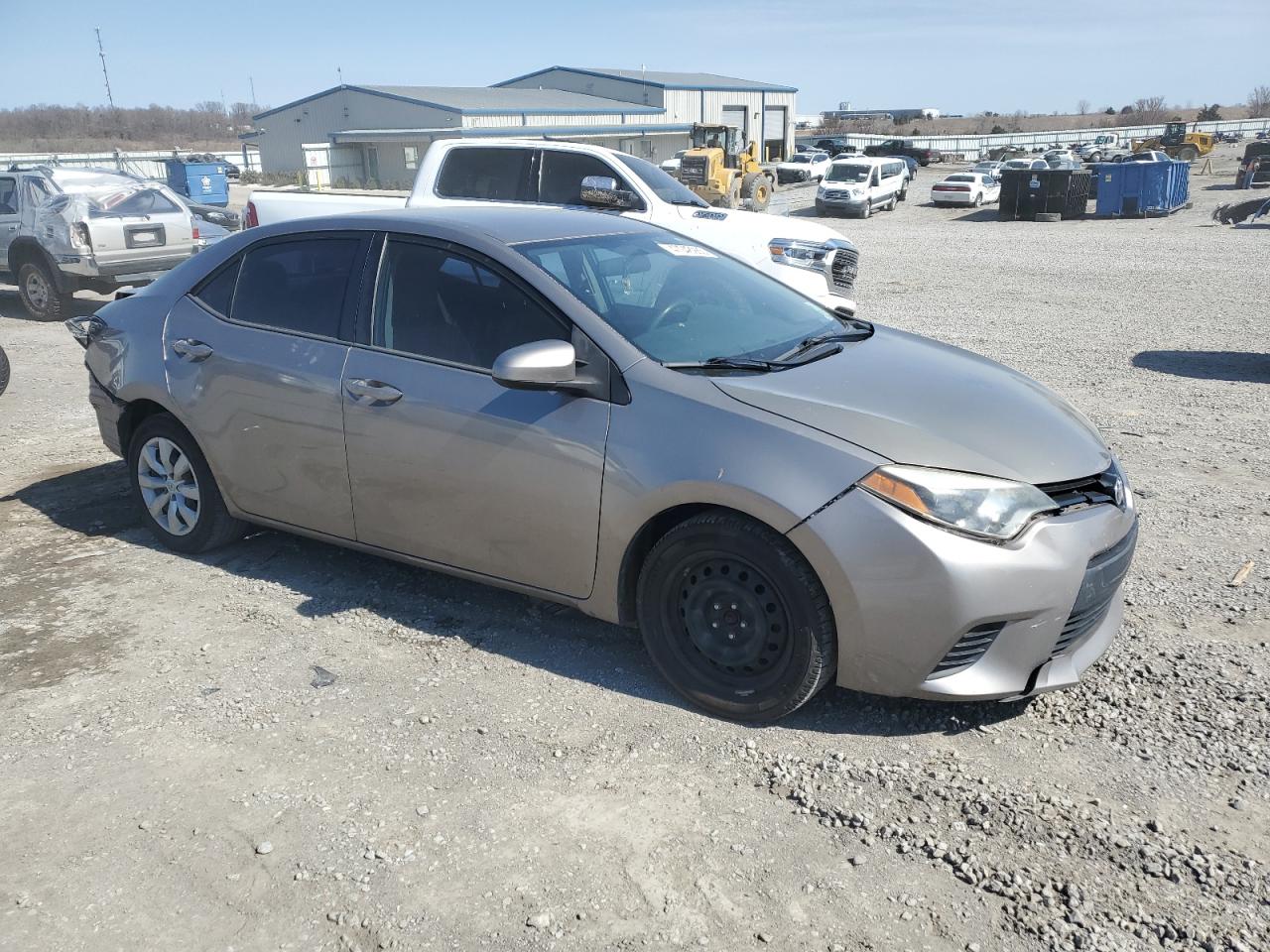 2014 Toyota Corolla VIN 5YFBURHE3EP053435 Copart auction photo, rear end damage thumbnail 4