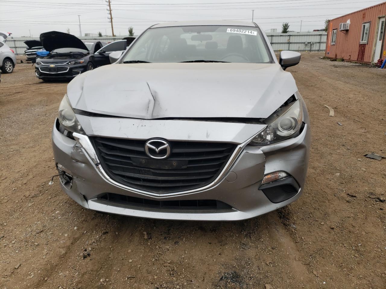 2016 Mazda 3 VIN JM1BM1U70G1324547 Copart auction photo, front end / minor dent/scratches damage thumbnail 5