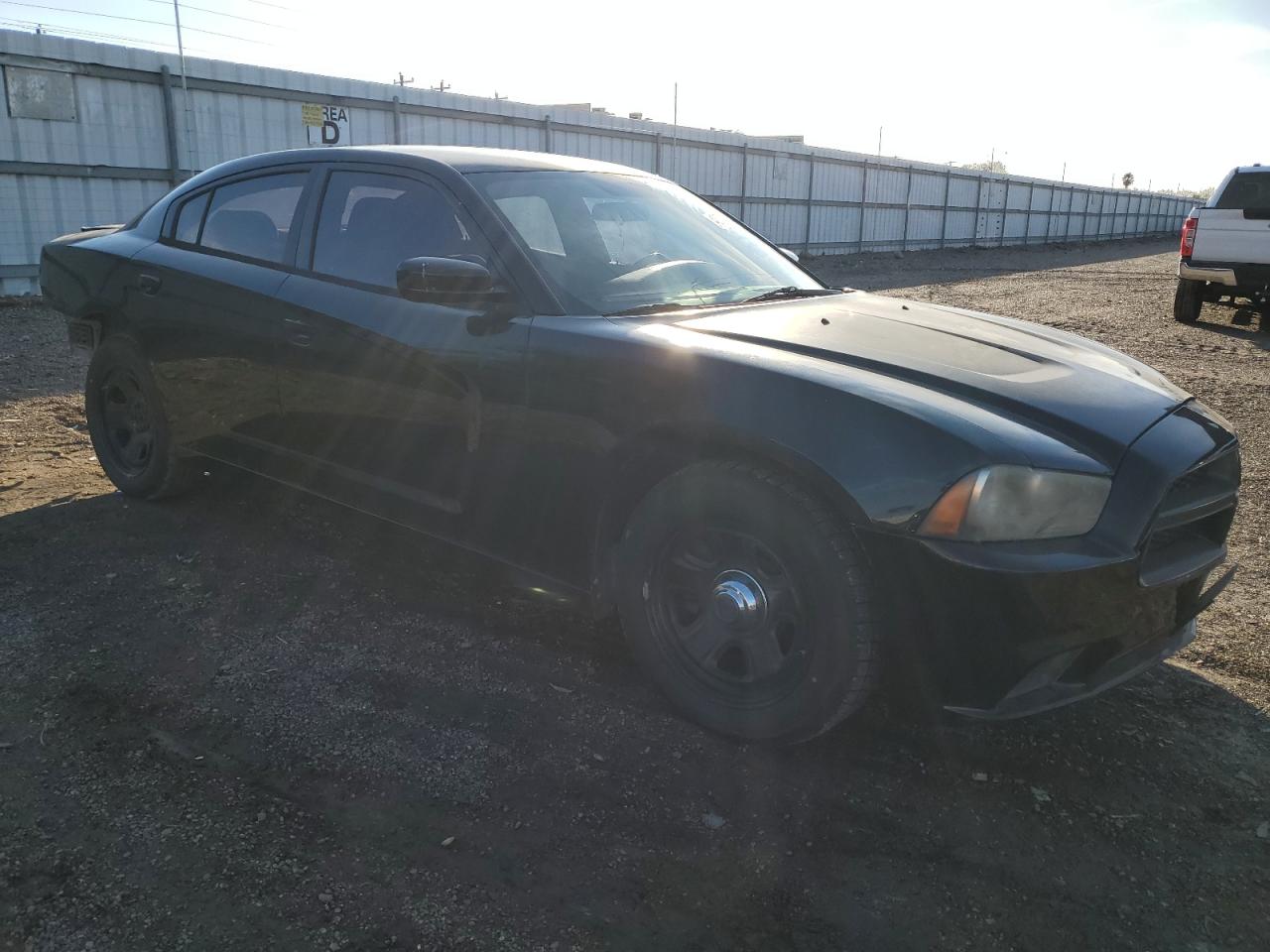 2014 Dodge Charger VIN 2C3CDXAT8EH150657 Copart auction photo, rear end damage thumbnail 4