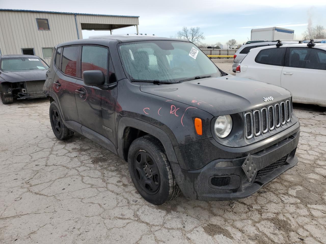 2016 Jeep Renegade VIN ZACCJAAT4GPC74802 Copart auction photo, all over damage thumbnail 4