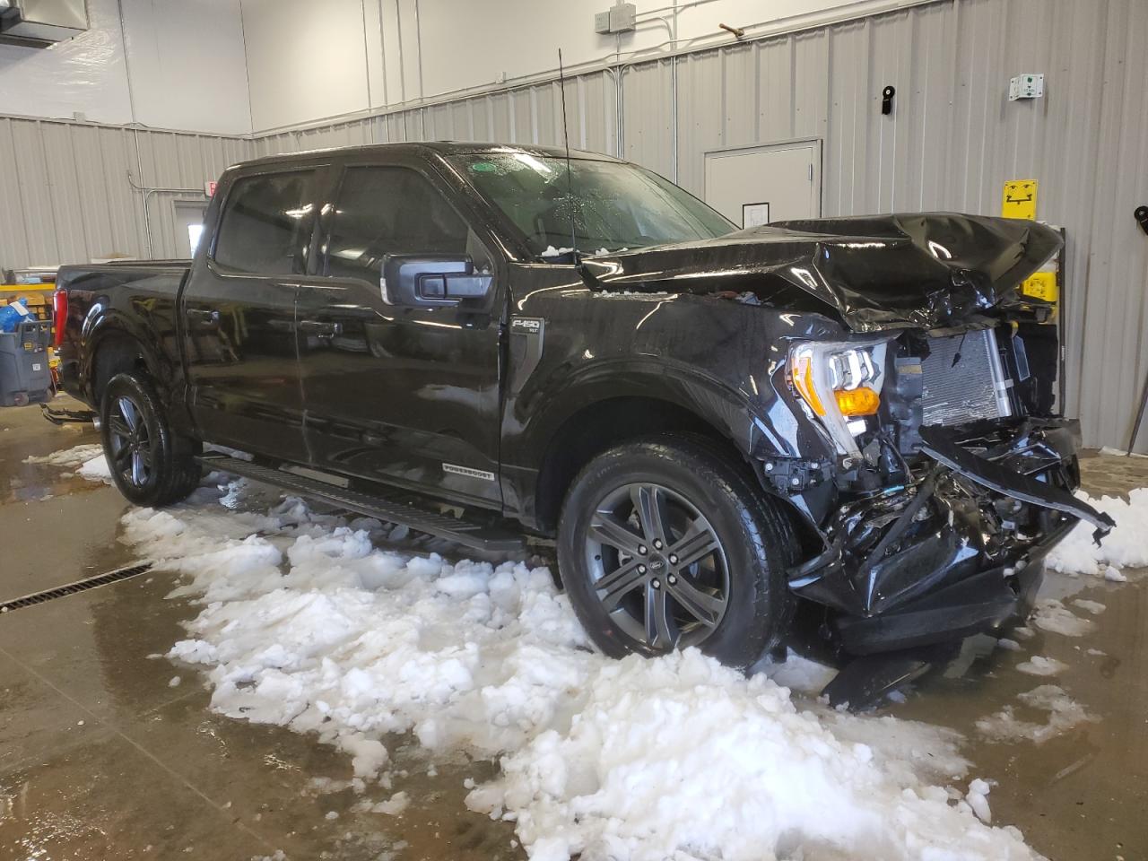 2023 Ford F-150 VIN 1FTFW1ED1PFD06755 Copart auction photo, front end / mechanical damage thumbnail 4