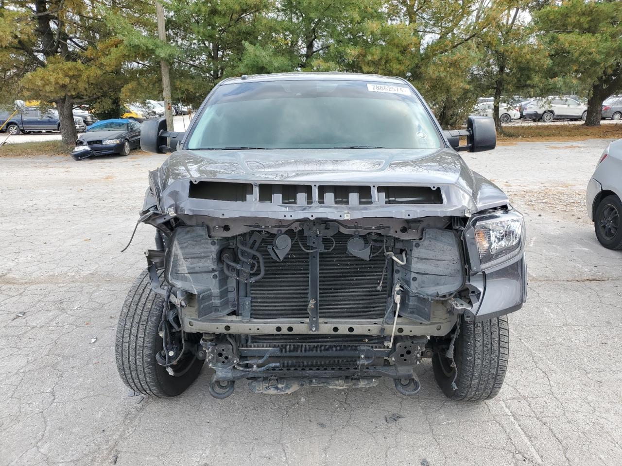 2018 Toyota Tundra VIN 5TFUW5F10JX734384 Copart auction photo, front end damage thumbnail 5