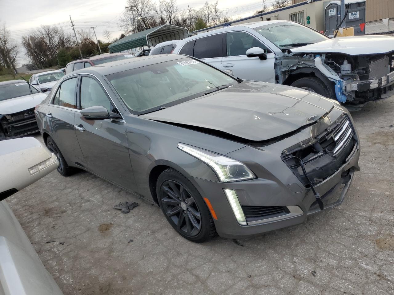 2016 Cadillac CTS VIN 1G6AX5SX5G0121398 Copart auction photo, front end damage thumbnail 4