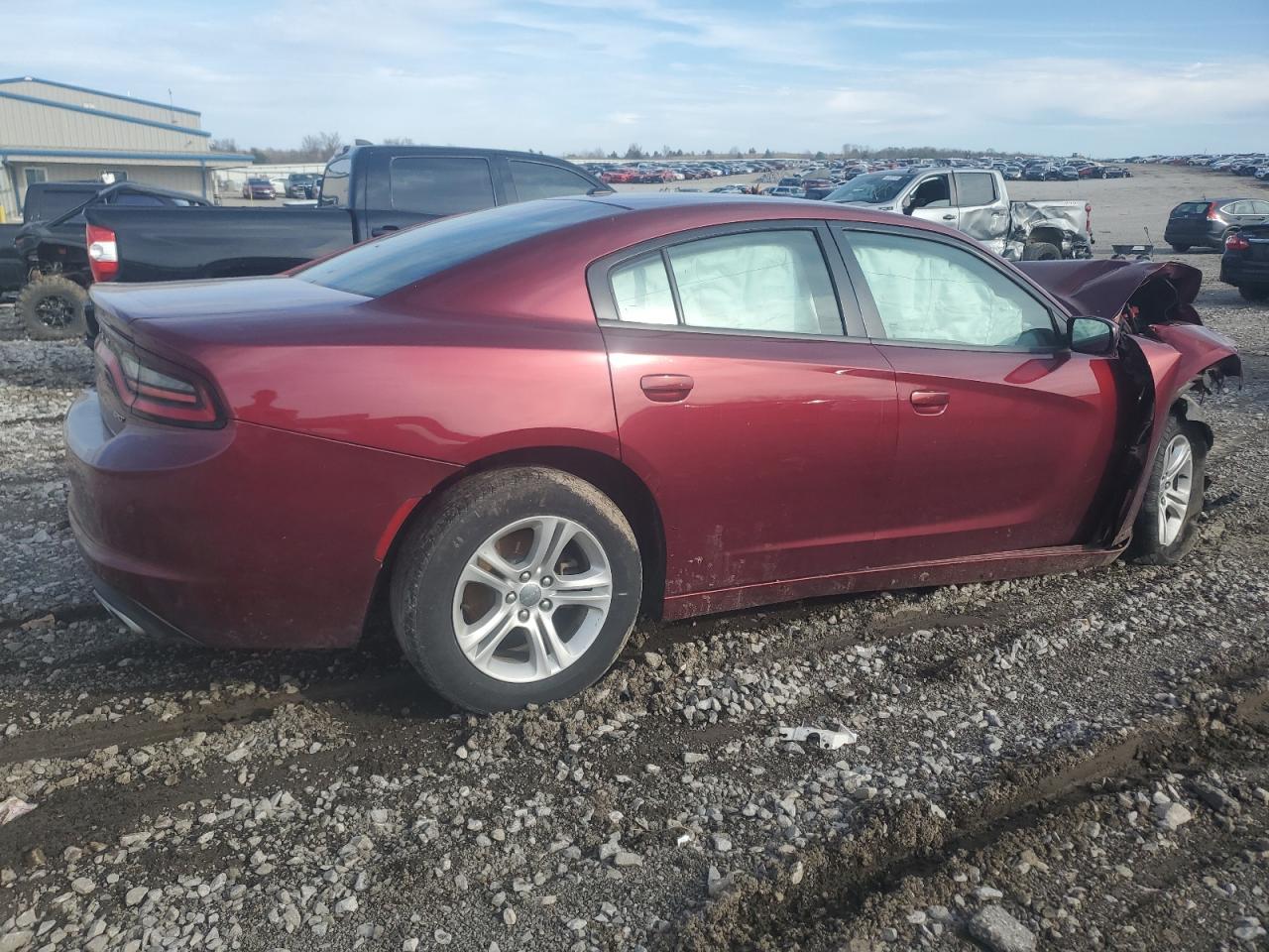 2018 Dodge Charger VIN 2C3CDXBG4JH173817 Copart auction photo, front end / all over damage thumbnail 3
