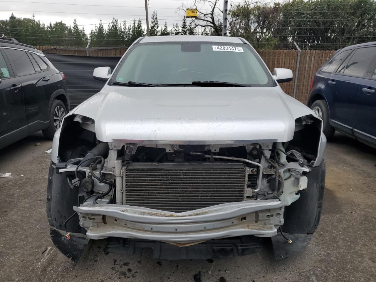 2013 GMC Terrain VIN 2GKALMEK6D6244072 Copart auction photo, front end damage thumbnail 5