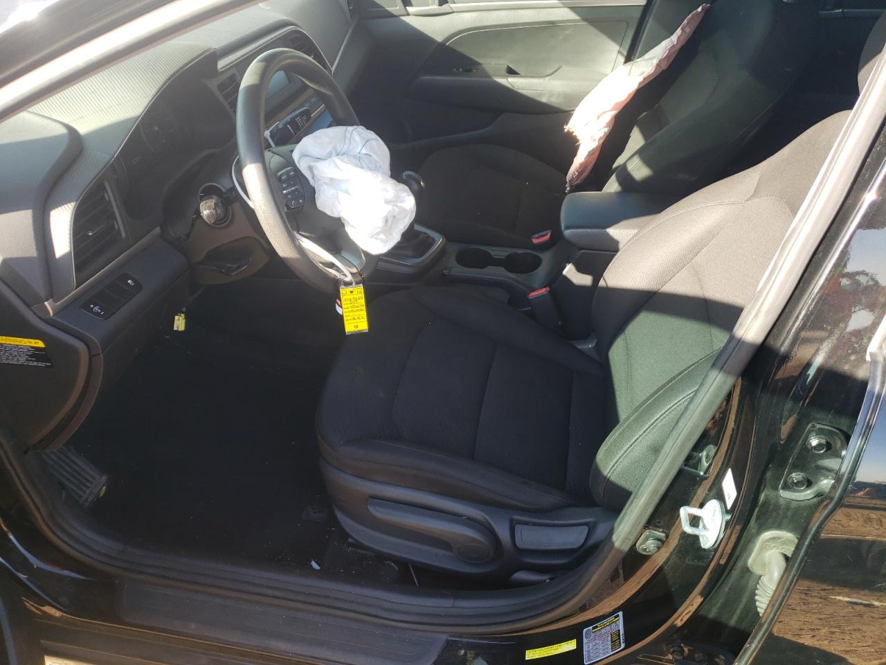 2019 Hyundai Elantra VIN 5NPD74LF7KH419361 Copart auction photo, front end / side damage thumbnail 7