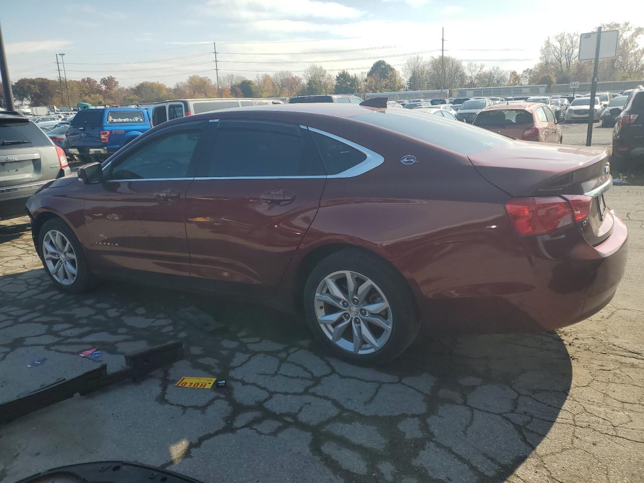 2016 Chevrolet Impala VIN 2G1105SA9G9187156 Copart auction photo, front end / rejected repair damage thumbnail 2