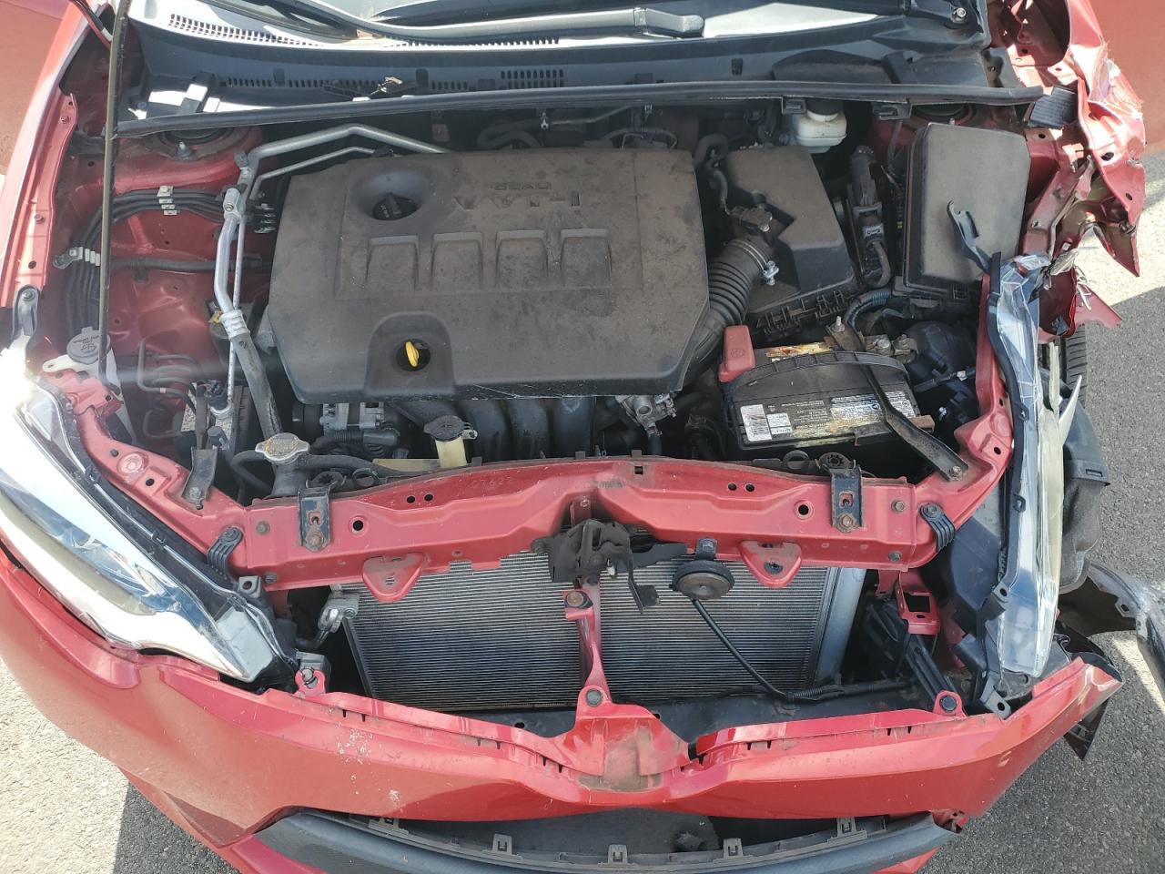 2014 Toyota Corolla VIN 5YFBURHE6EP133182 Copart auction photo, front end / rear end damage thumbnail 13