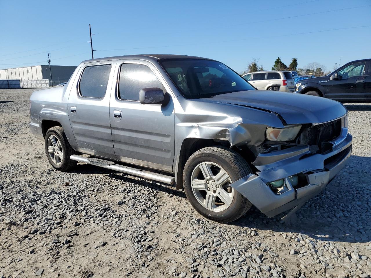 2009 Honda Ridgeline VIN 5FPYK16589B102089 Copart auction photo, all over damage thumbnail 4