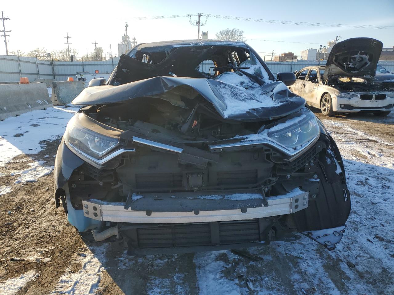 2020 Honda CR-V VIN 5J6RW2H23LA014328 Copart auction photo, burn damage thumbnail 5