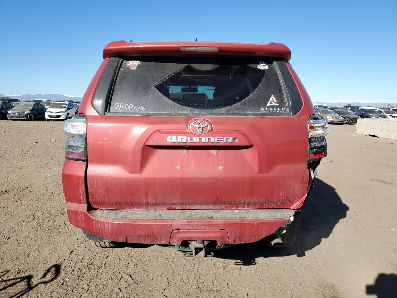 2015 Toyota 4Runner VIN JTEBU5JR4F5208042 Copart auction photo, rear end damage thumbnail 6