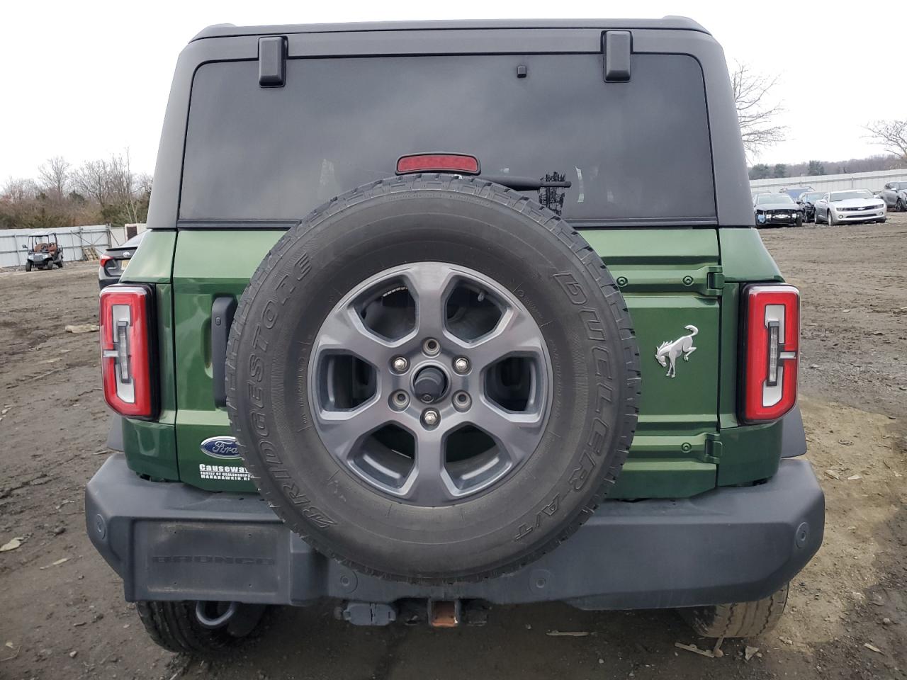 2022 Ford Bronco VIN 1FMDE5AH6NLB18964 Copart auction photo, front end / side damage thumbnail 6