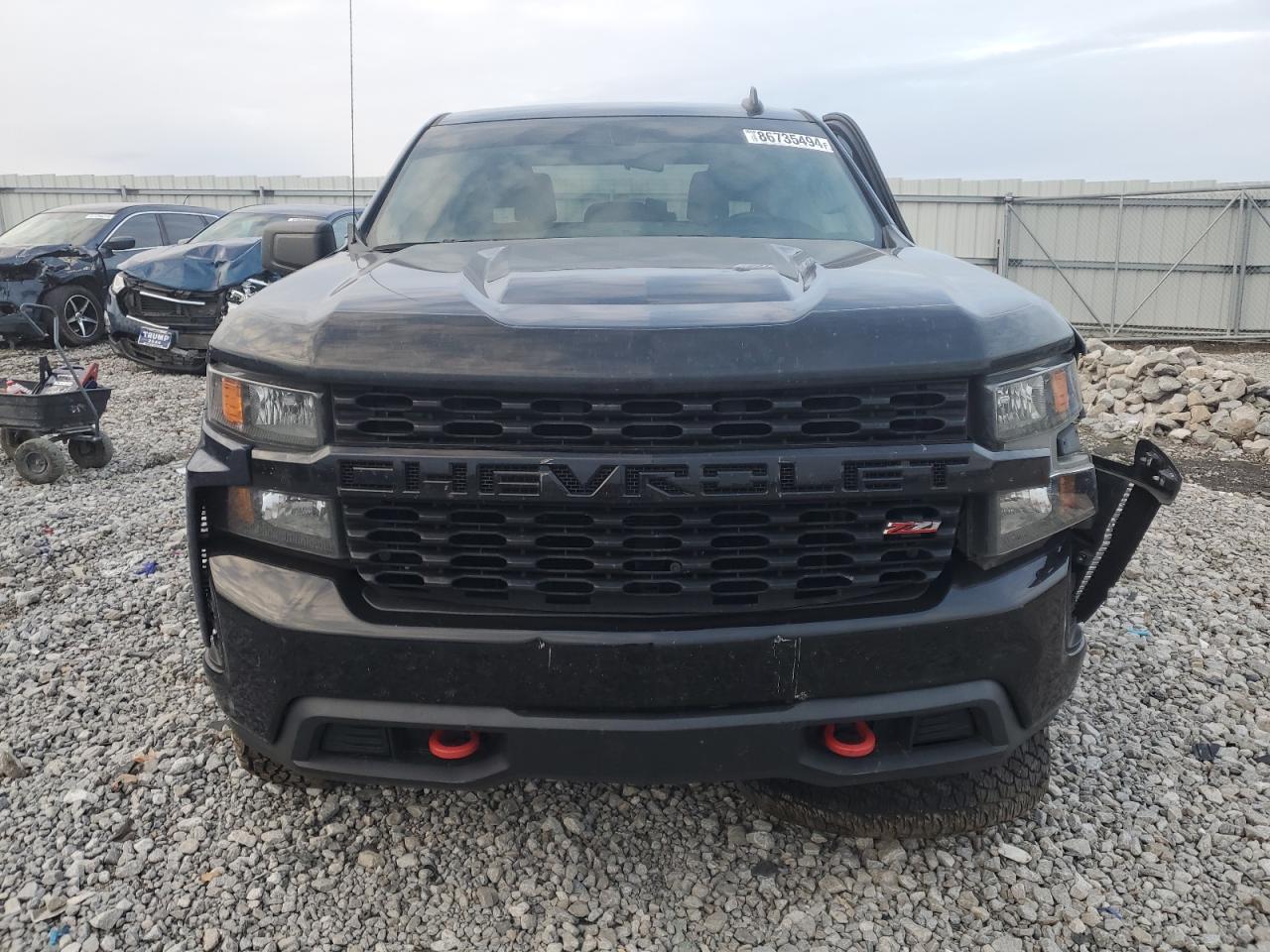 2020 Chevrolet Silverado VIN 1GCPYCEF3LZ127136 Copart auction photo, all over damage thumbnail 5
