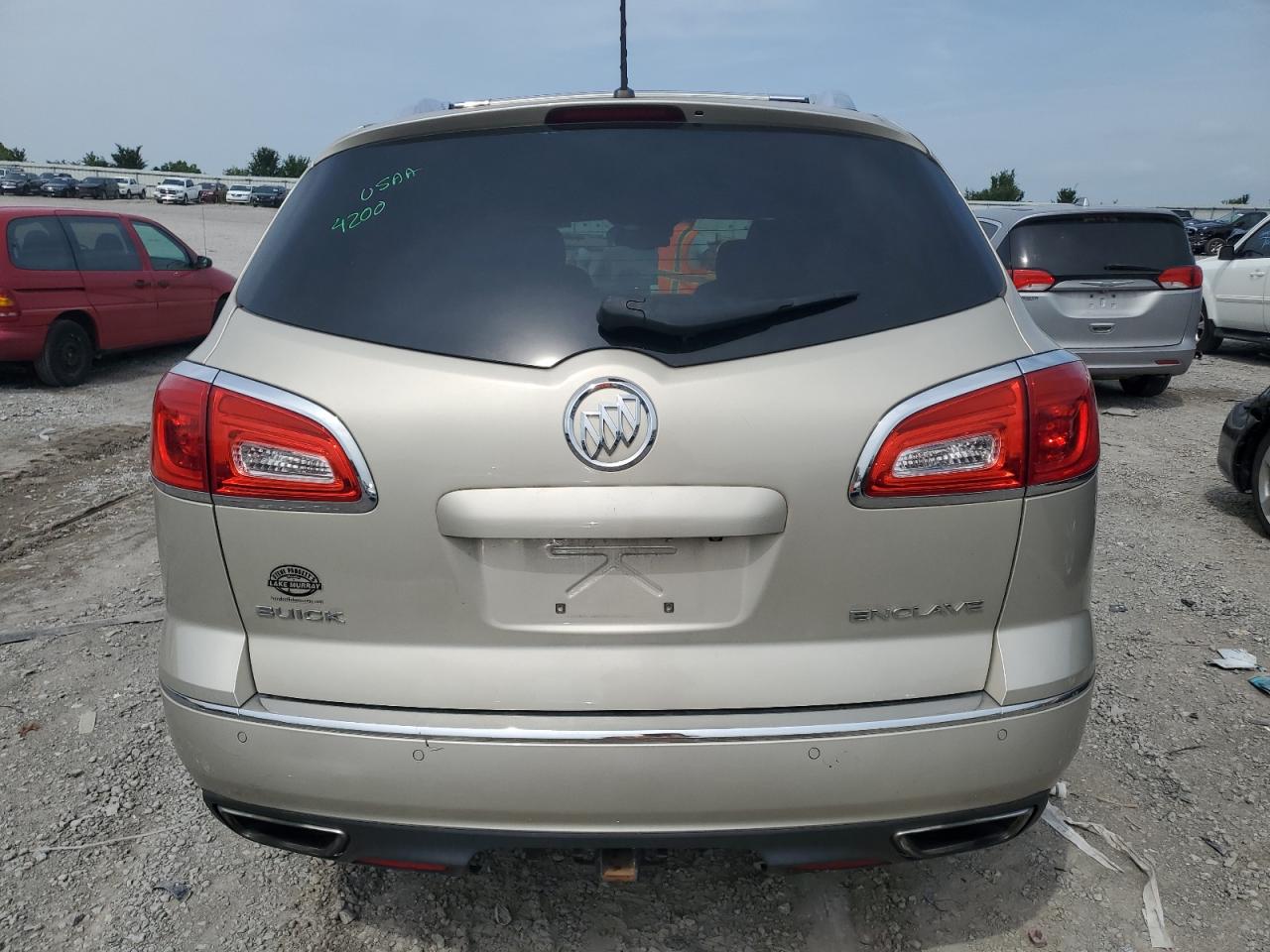 2015 Buick Enclave VIN 5GAKRCKD6FJ328978 Copart auction photo, all over / minor dent/scratches damage thumbnail 6