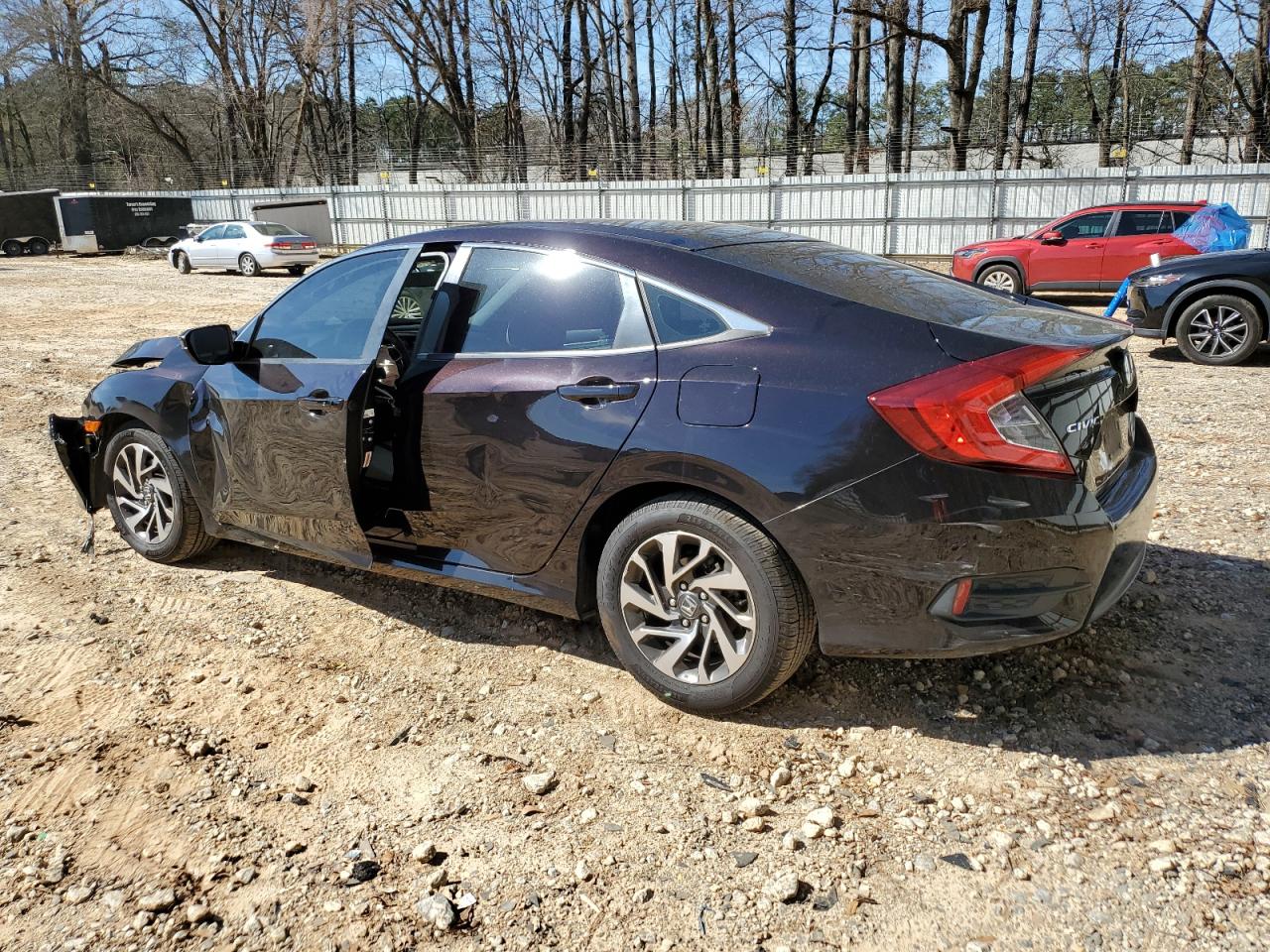 2016 Honda Civic VIN 2HGFC2F79GH505754 Copart auction photo, front end / side damage thumbnail 2