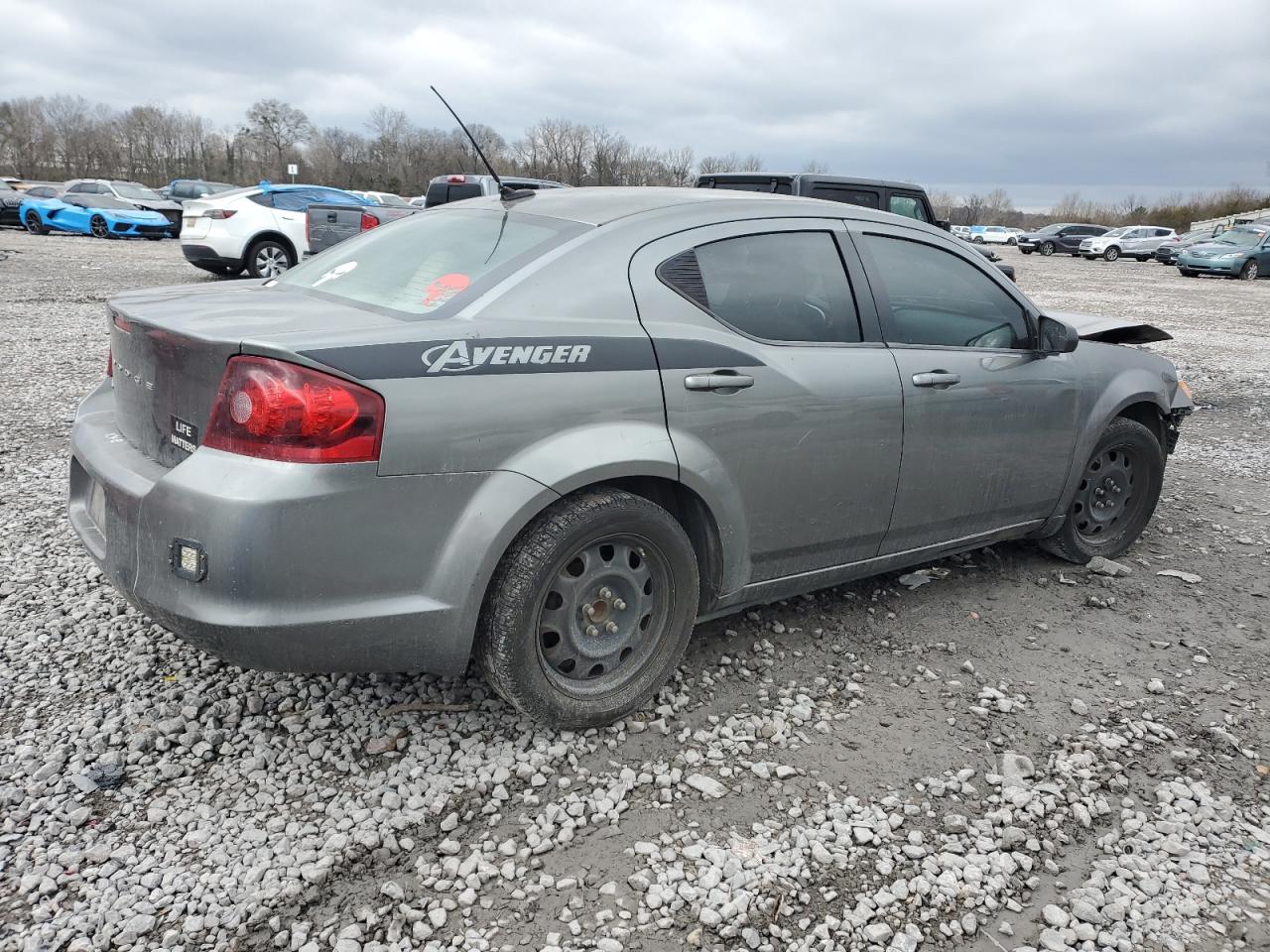 2012 Dodge Avenger VIN 1C3CDZAB4CN171402 Copart auction photo, front end damage thumbnail 3