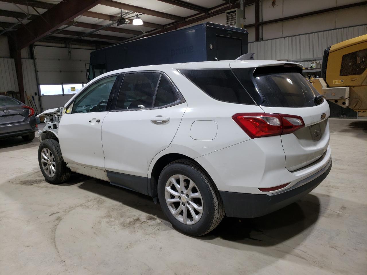 2020 Chevrolet Equinox VIN 3GNAXTEV4LS597986 Copart auction photo, front end / side damage thumbnail 2