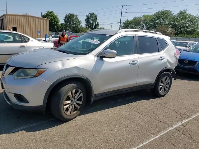 2014 Nissan Rogue VIN 5N1AT2MV4EC765646 Copart auction photo, rear end / front end damage thumbnail 11