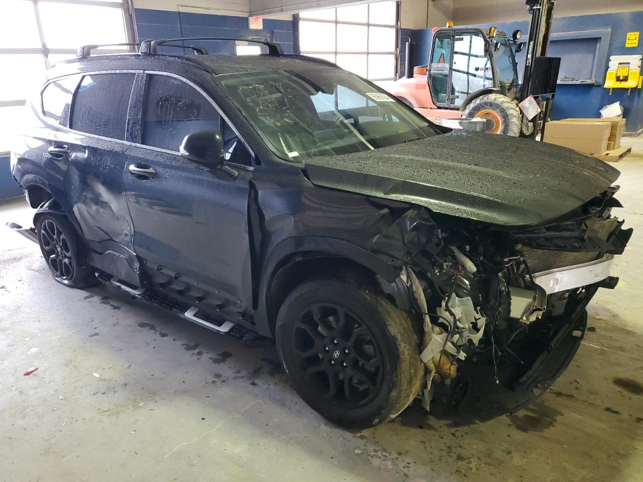 2022 Hyundai Santa Fe VIN 5NMS6DAJ5NH411228 Copart auction photo, front end / rear end damage thumbnail 4