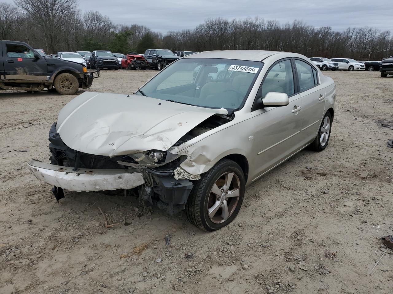 2005 Mazda 3 VIN JM1BK12F451234749