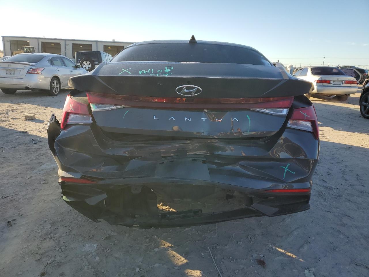 2023 Hyundai Elantra VIN KMHLS4AGXPU610643 Copart auction photo, rear end / minor dent/scratches damage thumbnail 6