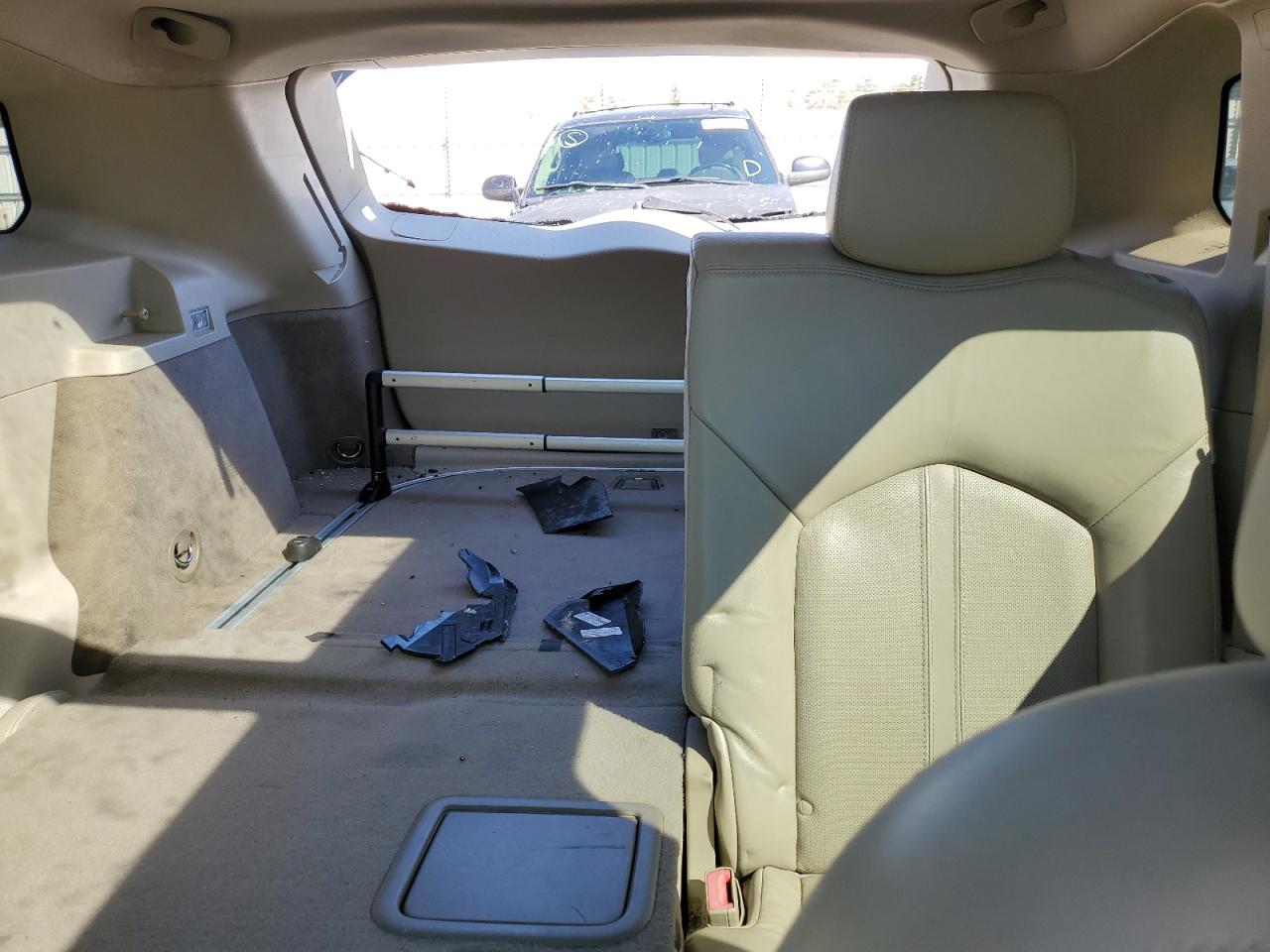 2011 Cadillac SRX VIN 3GYFNAEY8BS520002 Copart auction photo, front end / top/roof damage thumbnail 10