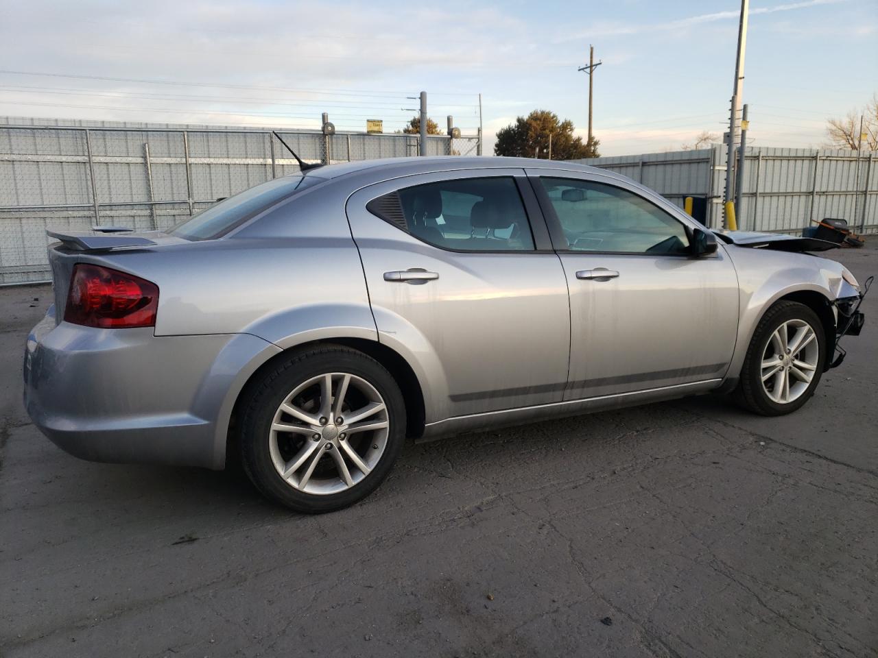 2014 Dodge Avenger VIN 1C3CDZAB6EN148013 Copart auction photo, front end / hail damage thumbnail 3