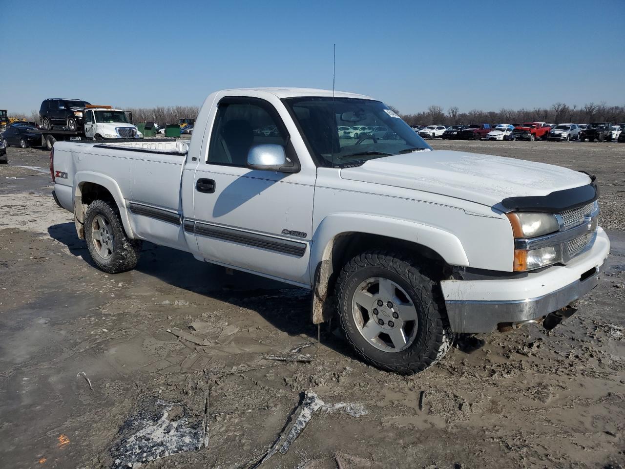 2006 Chevrolet Silverado VIN 3GCEK14Z56G155565 Copart auction photo, rear end / front end damage thumbnail 4