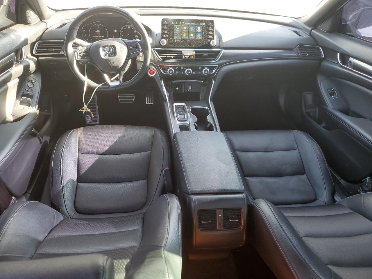 2019 Honda Accord VIN 1HGCV2F38KA005313 Copart auction photo, rear end damage thumbnail 8