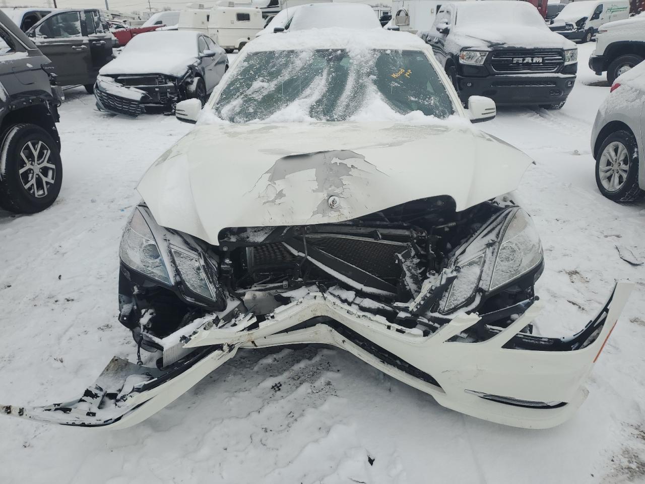 2012 Mercedes-Benz E-klasse VIN WDDHF8JB4CA614540 Copart auction photo, front end / side damage thumbnail 5