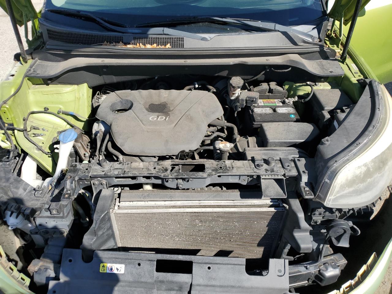 2015 KIA Soul VIN KNDJN2A25F7759535 Copart auction photo, front end damage thumbnail 12