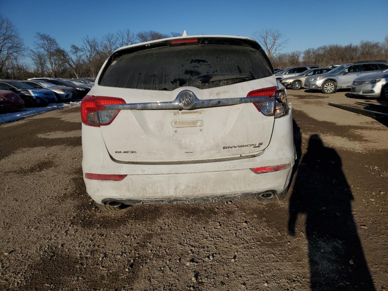 2017 Buick Envision VIN LRBFXESXXHD242990 Copart auction photo, front end / side damage thumbnail 6