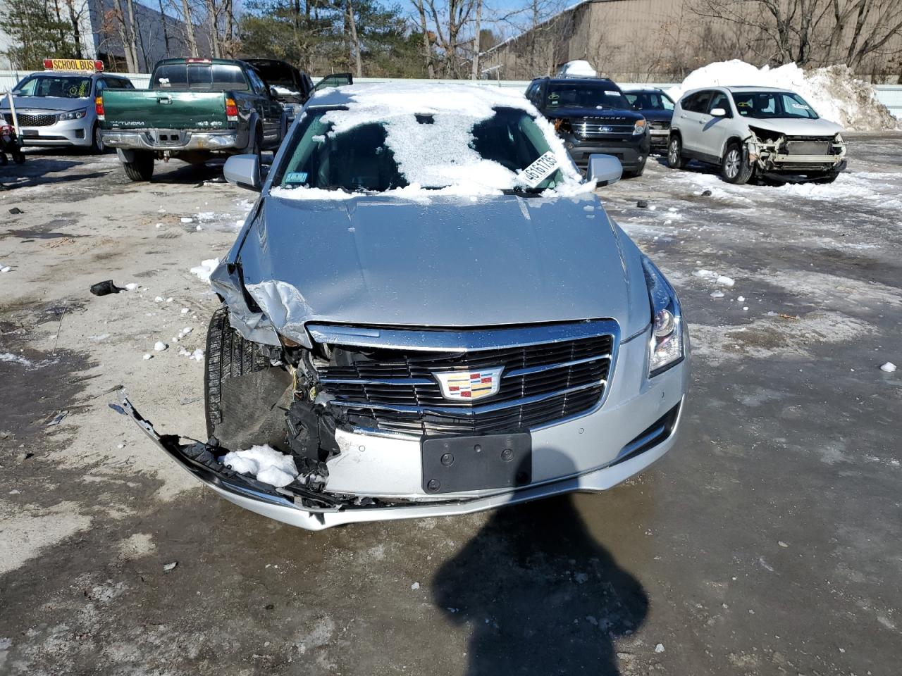 2017 Cadillac ATS VIN 1G6AH5RX4H0116438 Copart auction photo, front end damage thumbnail 5
